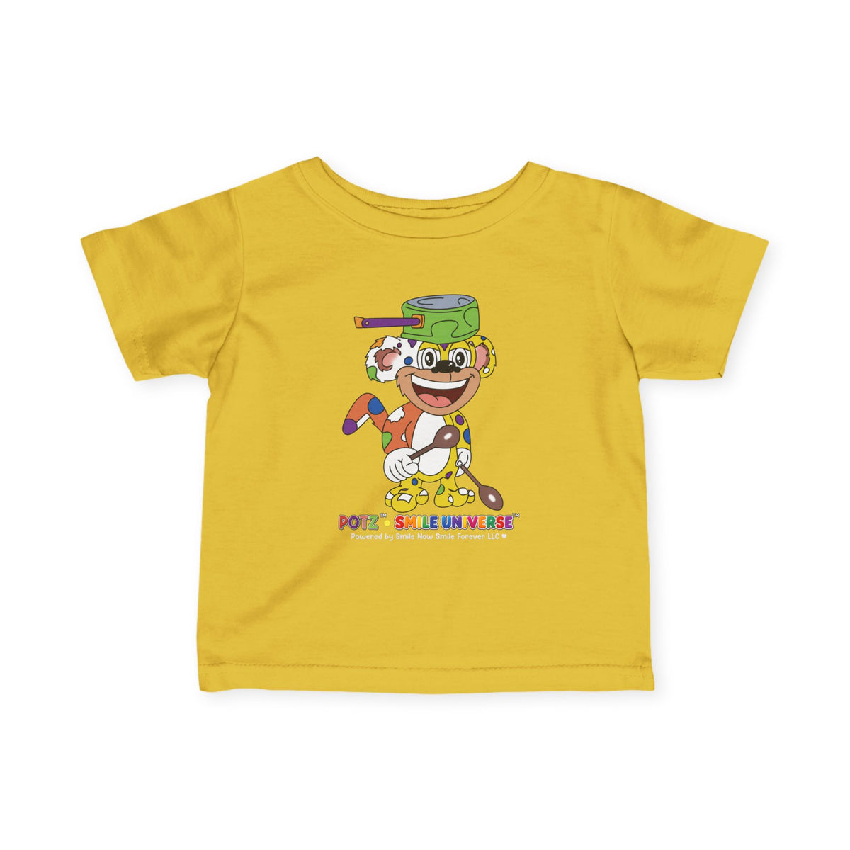 Potz™ Infant Fine Jersey Tee – Playful Graphic Tee | Smile Universe Collection