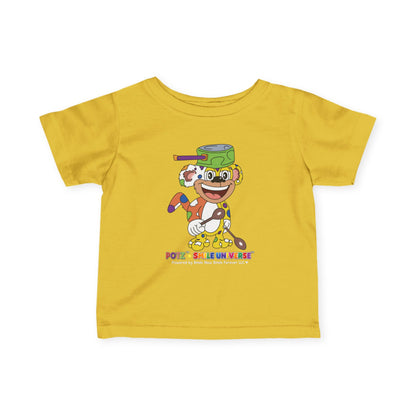Potz™ Infant Fine Jersey Tee – Playful Graphic Tee | Smile Universe Collection