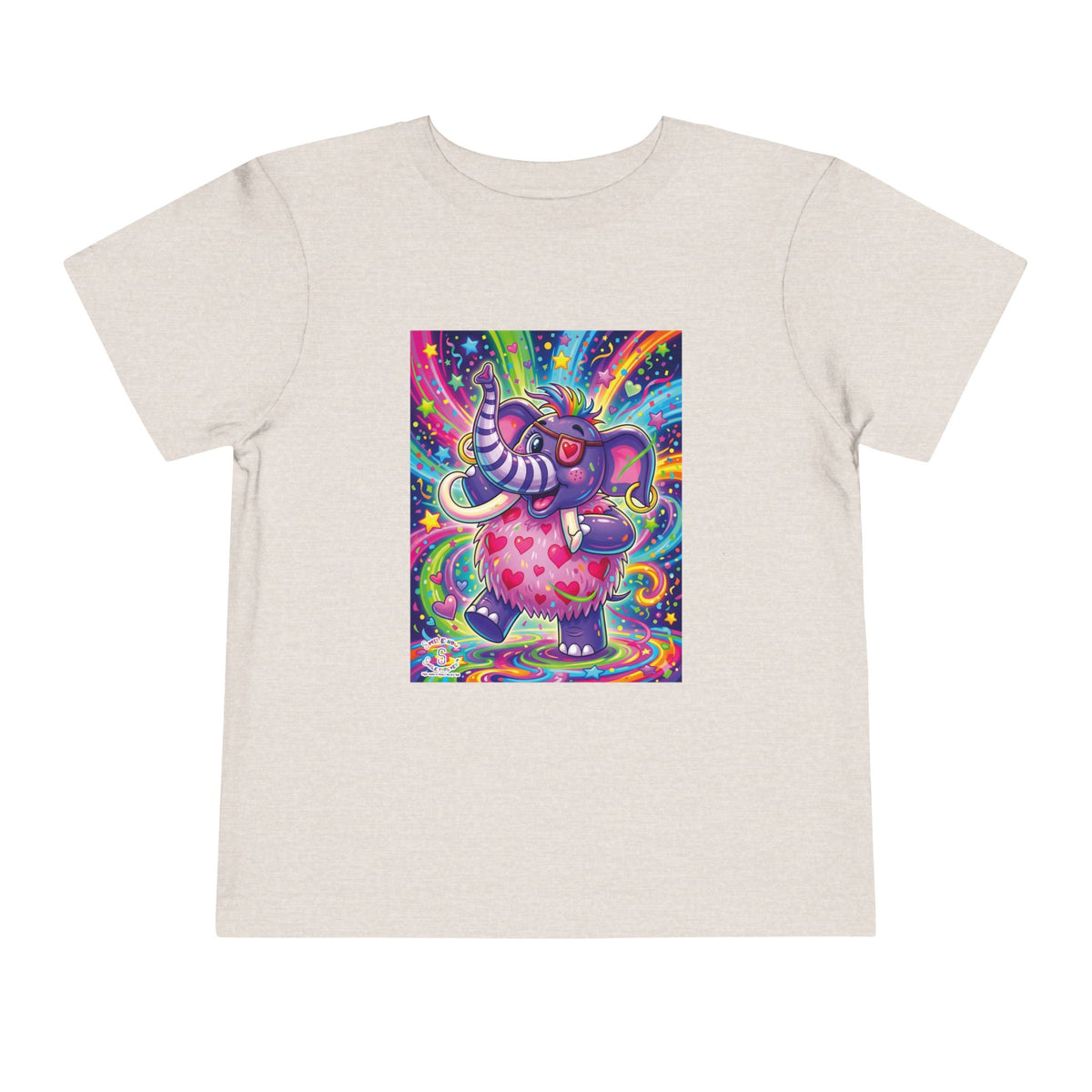 Piklez™ Toddler Short Sleeve Tee – "Born to Celebrate!" Graphic Shirt | Smile Universe Collection