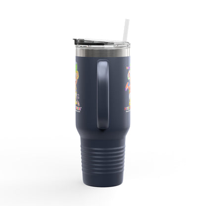 Potz™ Insulated Travel Mug 40oz – Playful Graphic Tumbler | Smile Universe Collection