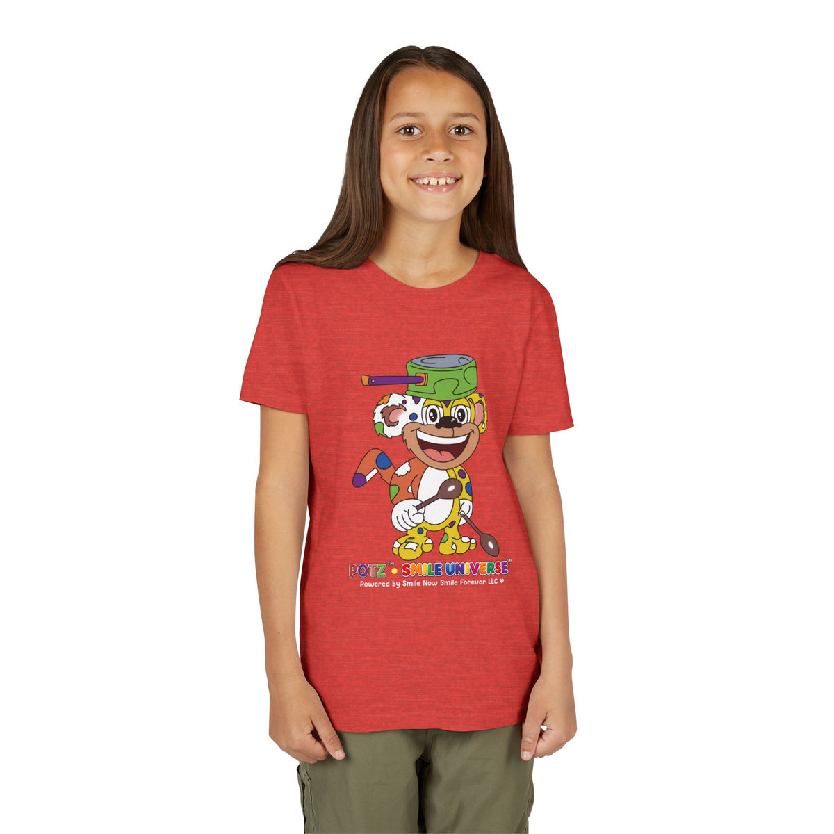 Potz™ Youth Short Sleeve Tee – Playful Graphic Tee | Smile Universe Collection