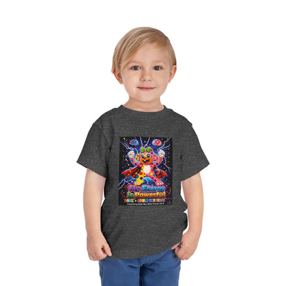 Panz™ Toddler Short Sleeve Tee – "My Energy is Powerful" Graphic Tee | Smile Universe Collection