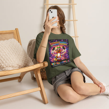 Panz™ Unisex Heavy Cotton™ Tee – "Differently Amazing & Loudly Autistic!" Graphic | Smile Universe Collection