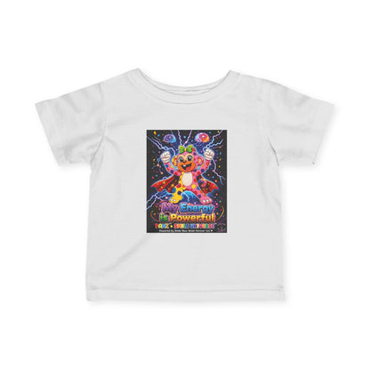 Panz™ Infant Fine Jersey Tee – "My Energy is Powerful" Graphic Tee | Smile Universe Collection