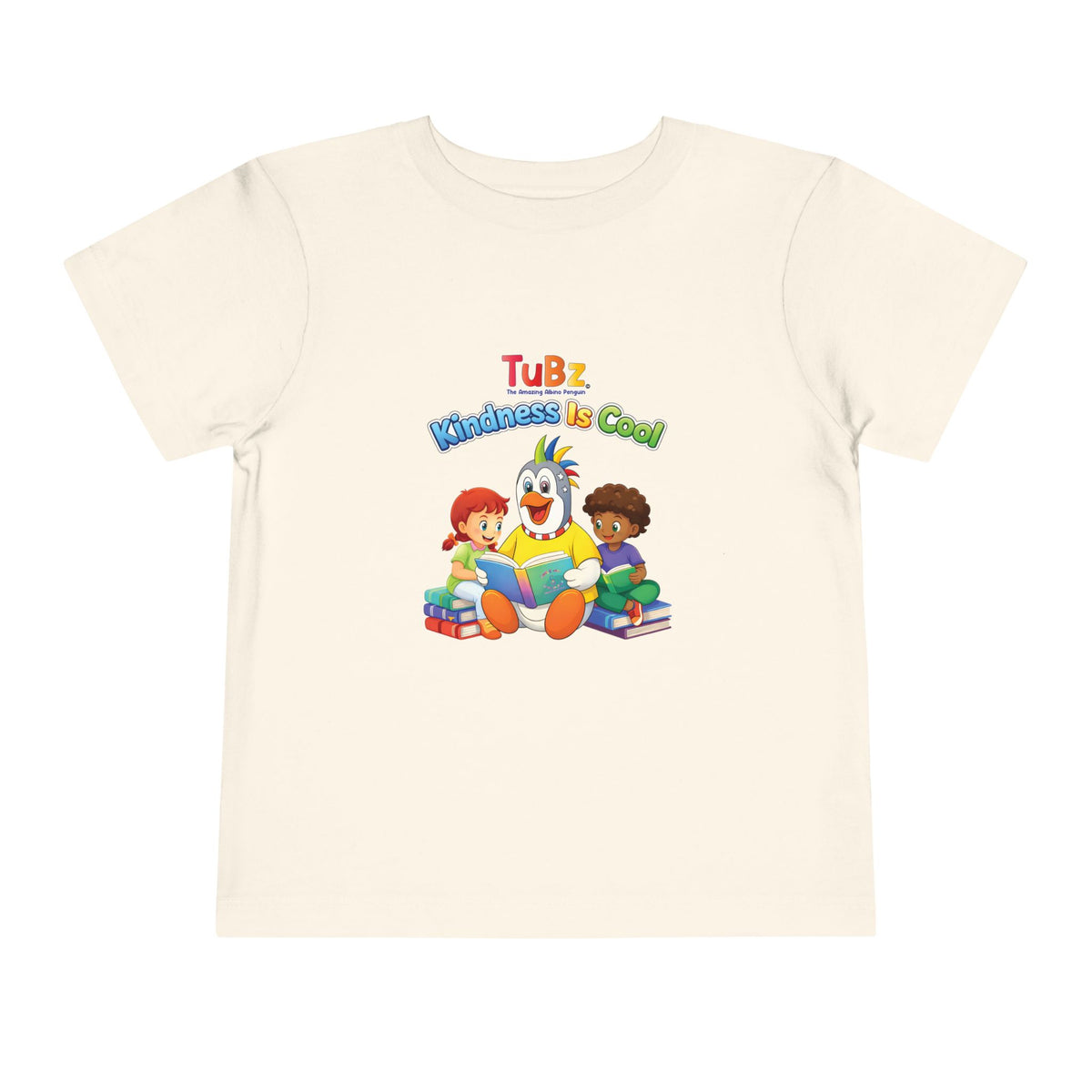TuBz™ "Kindness Is Cool" Kids T-Shirt - Positive Message Graphic Tee | Smile Universe TuBz4Kidz
