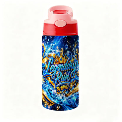 Legendary Run Water Bottle - Blue & Gold Edition