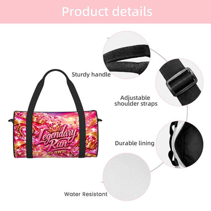 BWD Legendary Run™ AOP Mini Duffle Bag — Pink Royalty