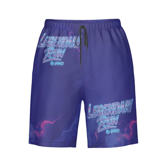 BWD Purple Haze 1’s - Men’s AOP Streetwear Shorts (First Edition)