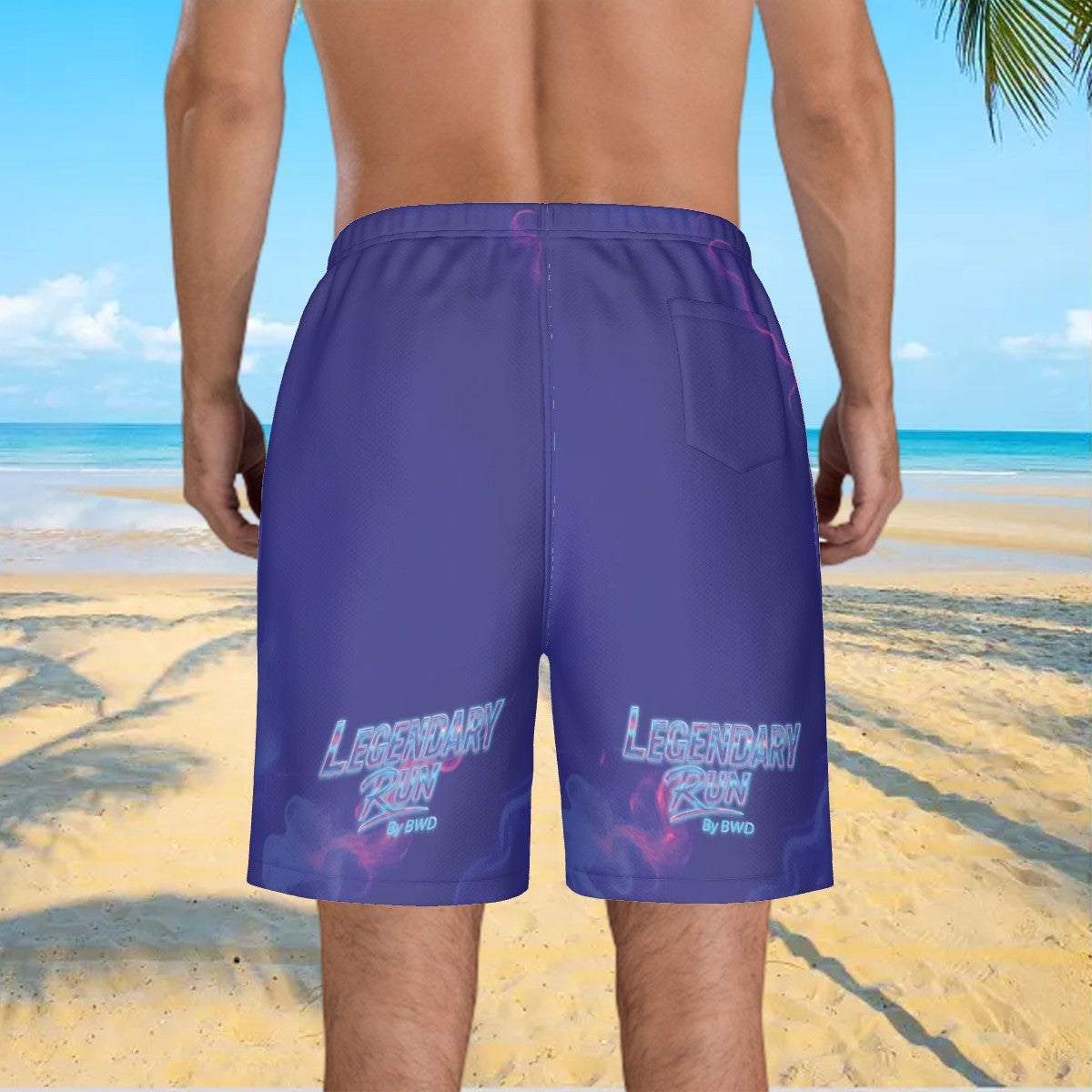 BWD Purple Haze 1’s - Men’s AOP Streetwear Shorts (First Edition)