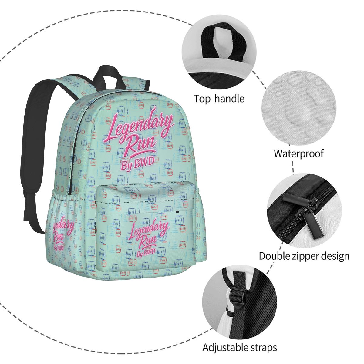 BWD Mint Rush 1’s - Oxford Backpack (First Edition)